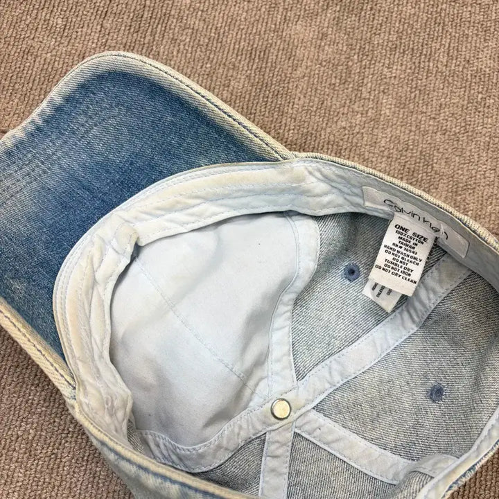 [BUNJANG] Calvin Klein Vintage Denim Ball Cap / CALVIN KLEIN 캘빈클라인 빈티지 데님 볼캡