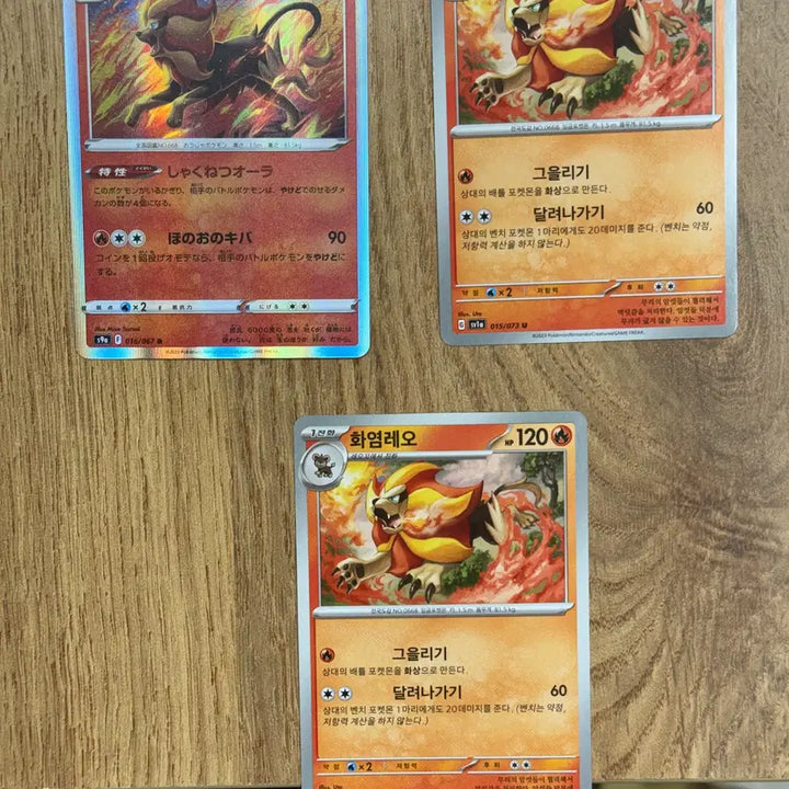 [BUNJANG] Pokemon Flame Leo Card / 포켓몬카드 화염레오 판매