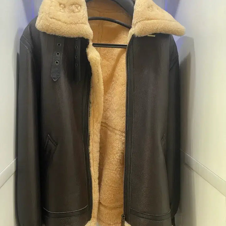 [BUNJANG] Natural Lambskin Shearling Mouton / 천연가죽 양가죽 양털 무스탕