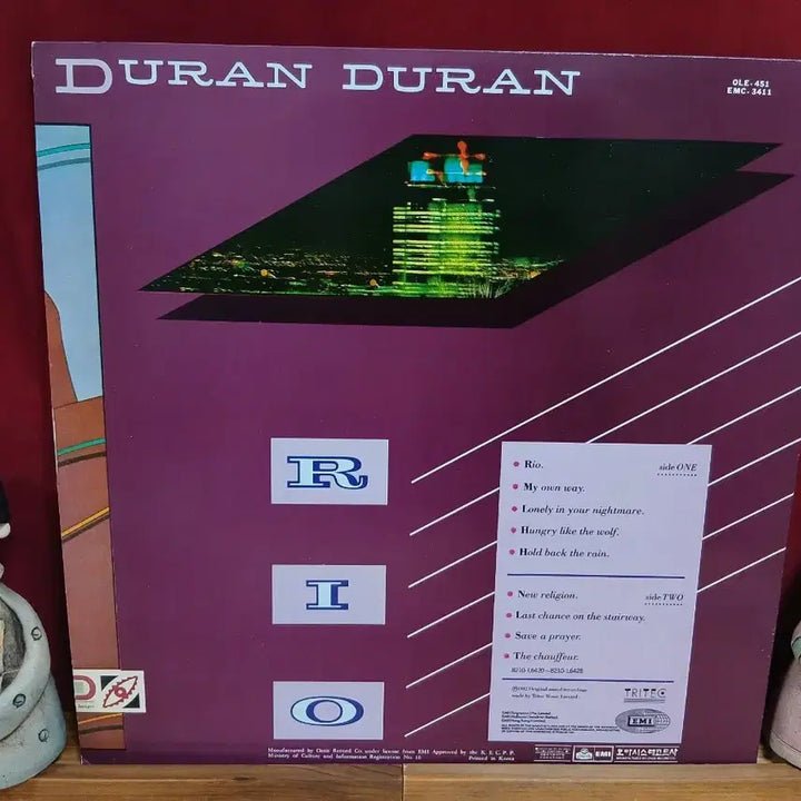[BUNJANG] Duran Duran Rio LP Album / 듀란듀란 Rio LP 음반
