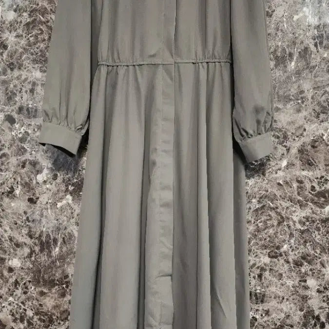 [BUNJANG] Daily&amp; 55-66 Chiffon Long Dress / 쉬폰  셔츠 롱  원피스  55~66