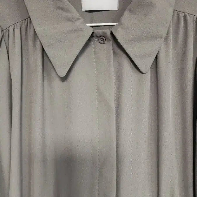 [BUNJANG] Daily&amp; 55-66 Chiffon Long Dress / 쉬폰  셔츠 롱  원피스  55~66