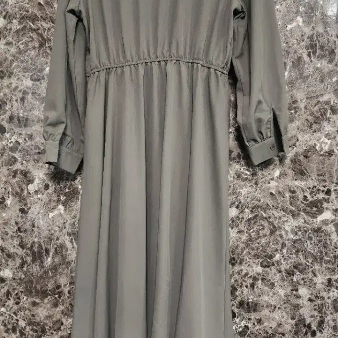 [BUNJANG] Daily&amp; 55-66 Chiffon Long Dress / 쉬폰  셔츠 롱  원피스  55~66