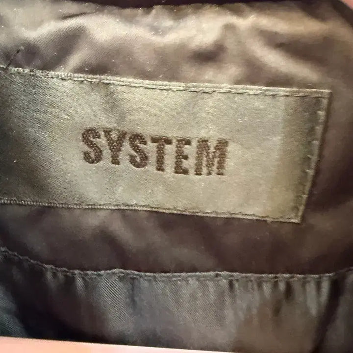 [BUNJANG] System Black Short Padded Jacket / 한섬 시스템 블랙 숏패딩 자켓