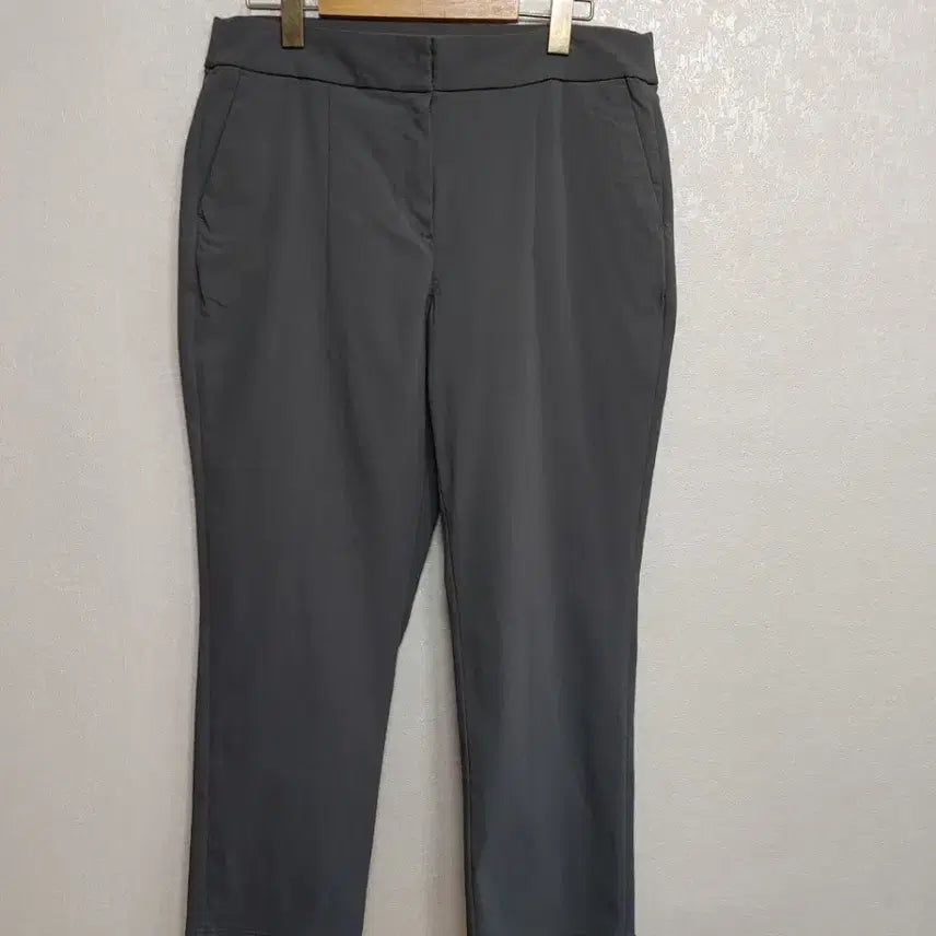 [BUNJANG] Laurel Deep Gray Rayon Spandex Slacks / 라우렐 레이온 스판 딥그레이 슬랙스