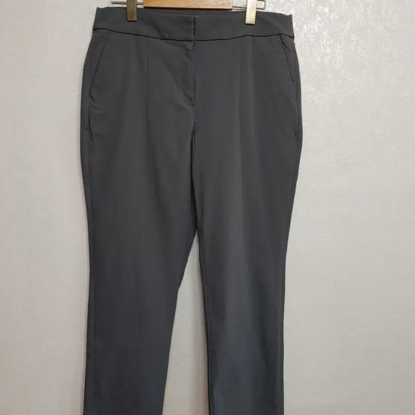 [BUNJANG] Laurel Deep Gray Rayon Spandex Slacks / 라우렐 레이온 스판 딥그레이 슬랙스