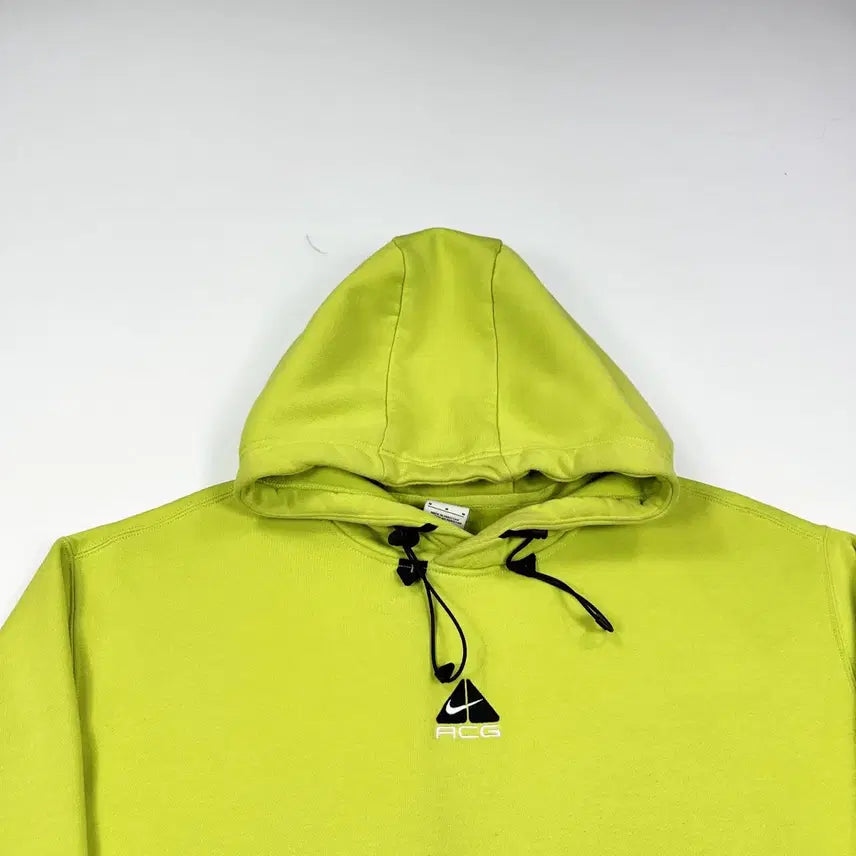 [BUNJANG] Nike ACG Tech Fleece Hoodie Fluorescent / (오염존재, 실측L) 나이키 ACG 테크 후드티 형광