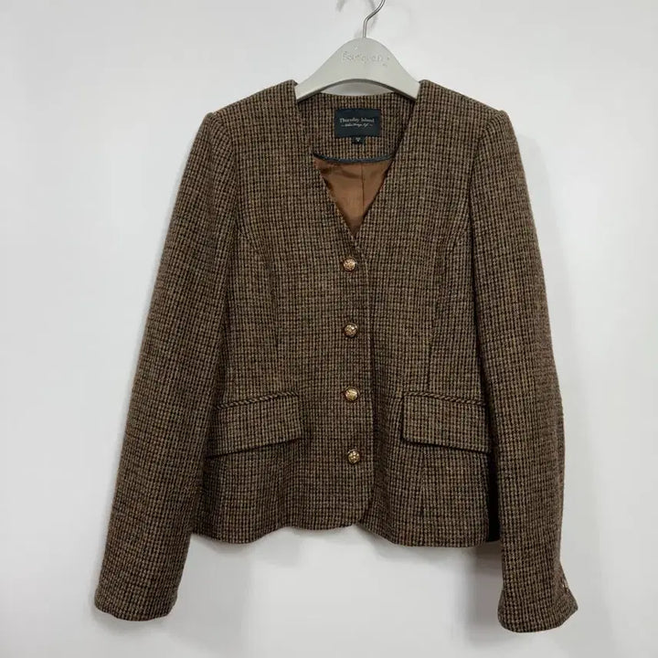 [SOLD OUT] Thursday Island 써스데이아일랜드 노카라 슬림 자켓 M,팔뒤