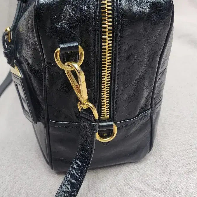 [BUNJANG] Prada Black Leather Tote Bag Shoulder Bag / 프라다 블랙 레더 토트백 숄더백