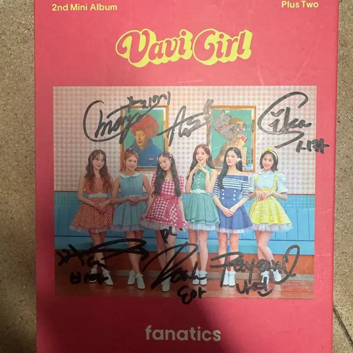 [BUNJANG] Fanatics Signed Album / 비매 파나틱스 친필 싸인 사인 앨범 fanatics 바비걸 vavi