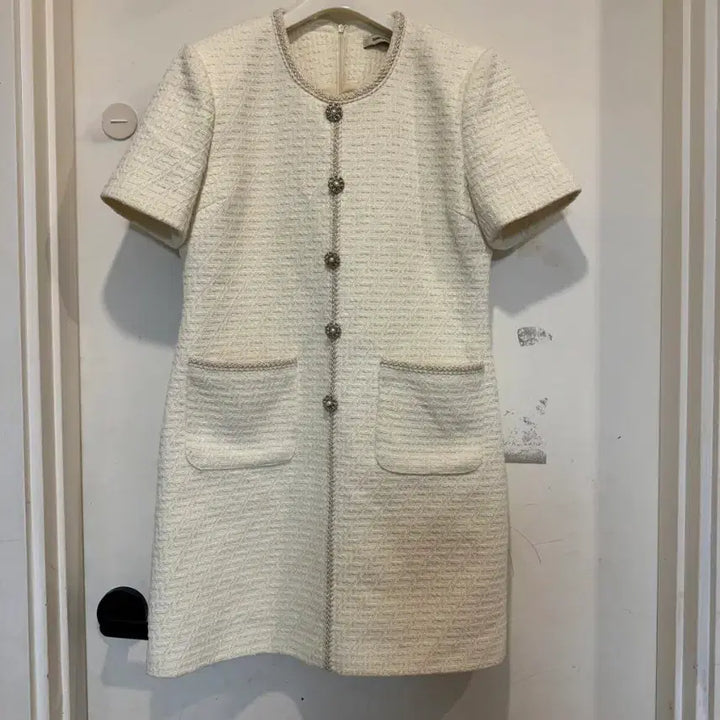 [BUNJANG] Nancirella Woven Tweed Dress / 낸시렐라 우븐 트위드 드레스