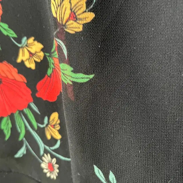 [BUNJANG] FOREVER21 Black Poppy Chiffon Dress / FOREVER21 포레버21 블랙 양귀비 쉬폰 원피스