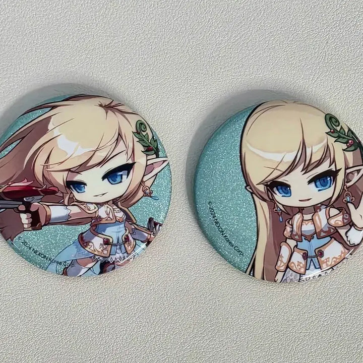 [BUNJANG] Maplestory Mer Heroes Trading Badge / Maplestory 메이플스토리 공식 히어로즈 트레이딩 캔뱃지 - 메르