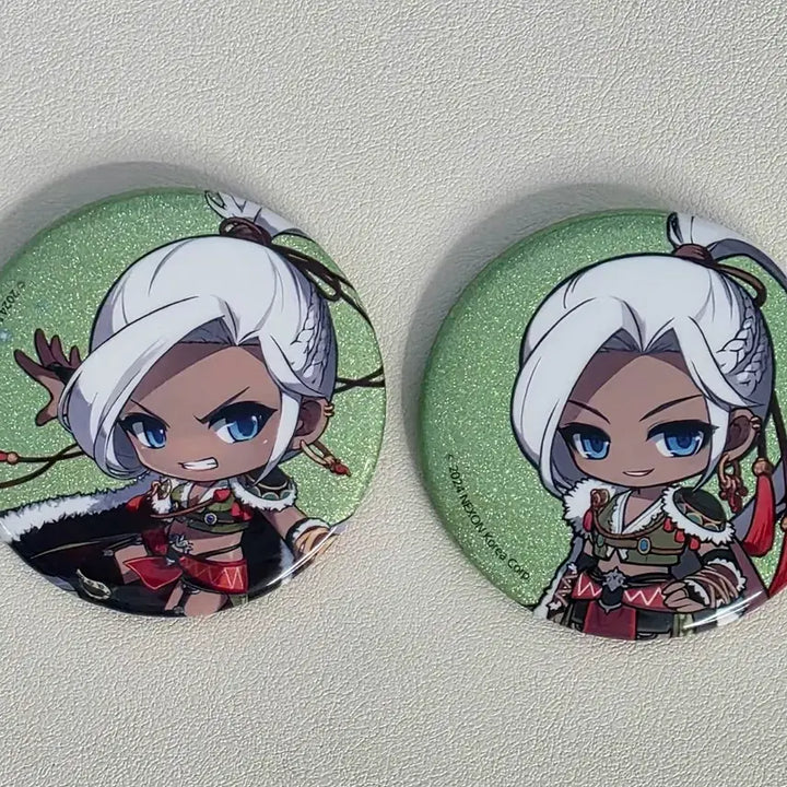 [BUNJANG] Maplestory Aran Heroes Trading Badge / Maplestory 메이플스토리 공식 히어로즈 트레이딩 캔뱃지 - 아란