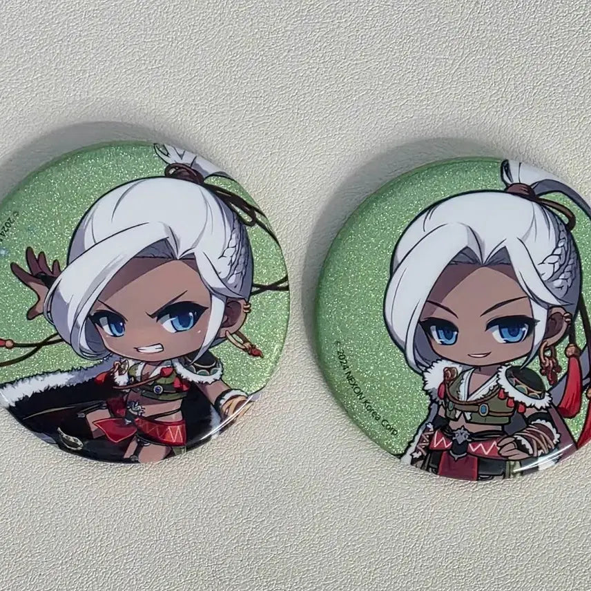 [BUNJANG] Maplestory Aran Heroes Trading Badge / Maplestory 메이플스토리 공식 히어로즈 트레이딩 캔뱃지 - 아란