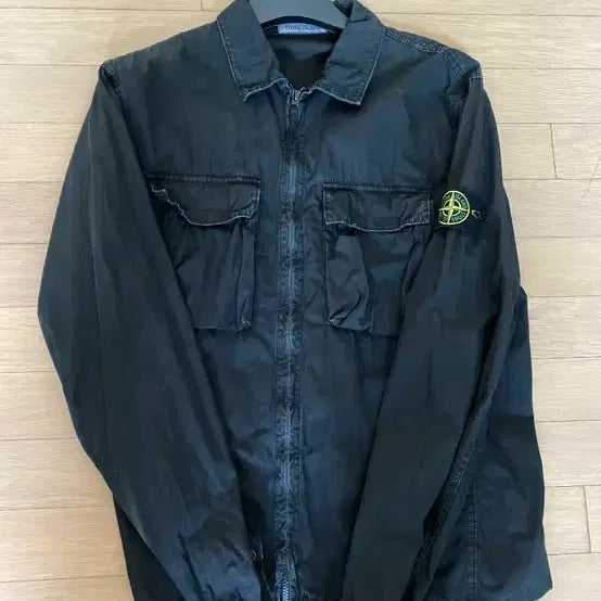 [BUNJANG] Stone Island 22SS Old Effect Overshirt Black XL / 스톤아일랜드 22ss 오버셔츠 올드이펙트 블랙 xl 판매 교환가능