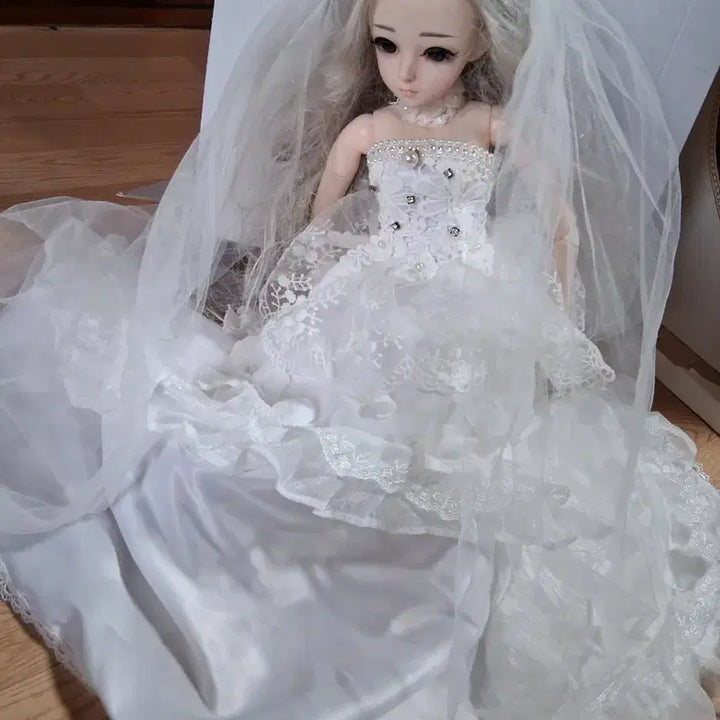[BUNJANG] DORIS 60cm Ball Jointed Doll / DORIS 웨딩 구체관절 인형 60센티
