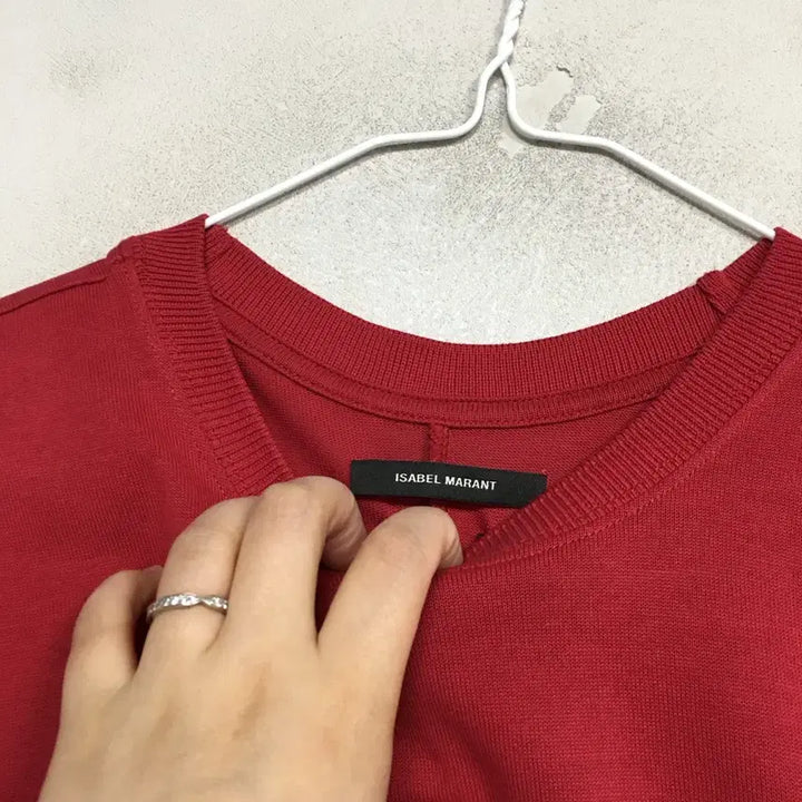 [SOLD OUT] 이자벨마랑 정품 레이어드 반팔 니트 xs