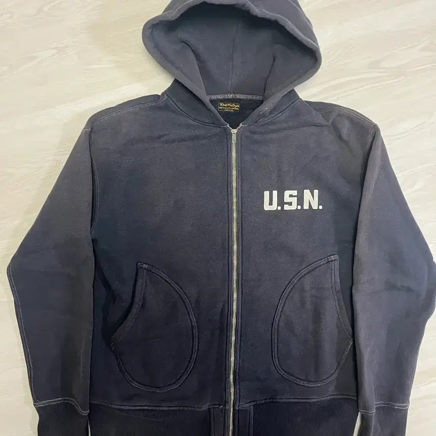 [BUNJANG] Real McCoy USN Hoodie L / 리얼맥코이 usn 후드집업 L