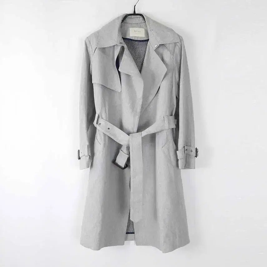 [BUNJANG] Bazaar Belted Trench Coat - 6 / 바자르 벨티드 트렌치코트 6