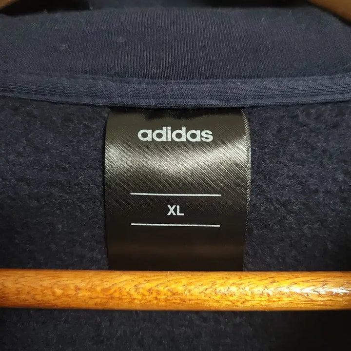 [BUNJANG] Adidas Navy Three-Stripe Hoodie Zip-up / (XL) ADIDAS 아디다스 삼선 네이비 후드집업 기모