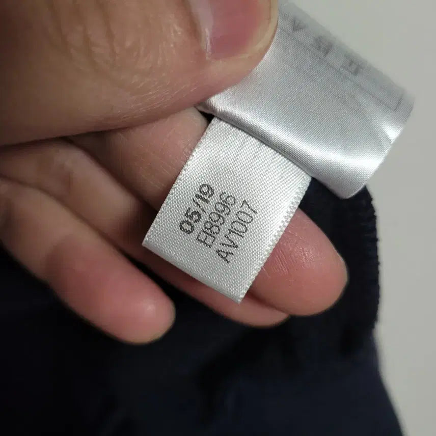 [BUNJANG] Adidas Navy Three-Stripe Hoodie Zip-up / (XL) ADIDAS 아디다스 삼선 네이비 후드집업 기모