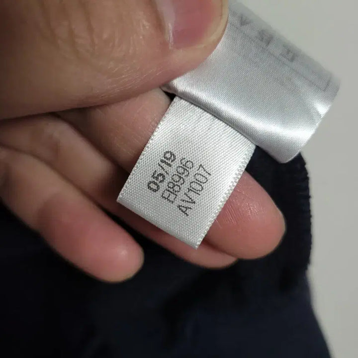 [BUNJANG] Adidas Navy Three-Stripe Hoodie Zip-up / (XL) ADIDAS 아디다스 삼선 네이비 후드집업 기모