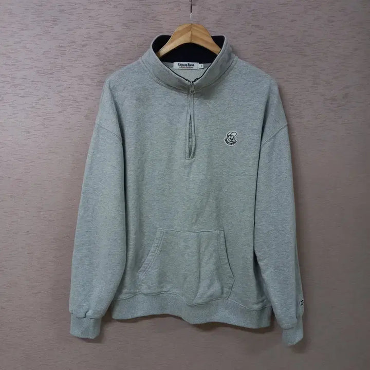 [SOLD OUT] B3-10/이벳필드 그레이 반집업 티셔츠 남성M