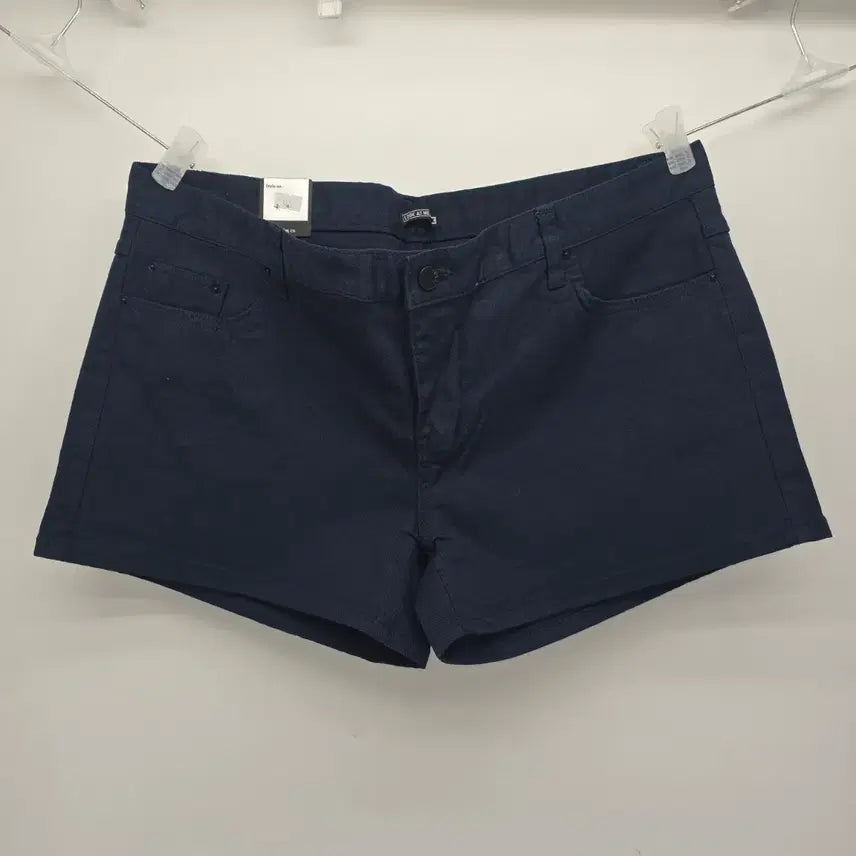 [BUNJANG] LookAtMe Denim Shorts Navy 36" (New) / 여성 빅사이즈  데님 반바지 네이비 36"  (새상품)