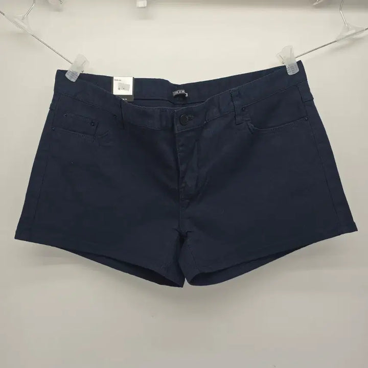 [BUNJANG] LookAtMe Denim Shorts Navy 36" (New) / 여성 빅사이즈  데님 반바지 네이비 36"  (새상품)