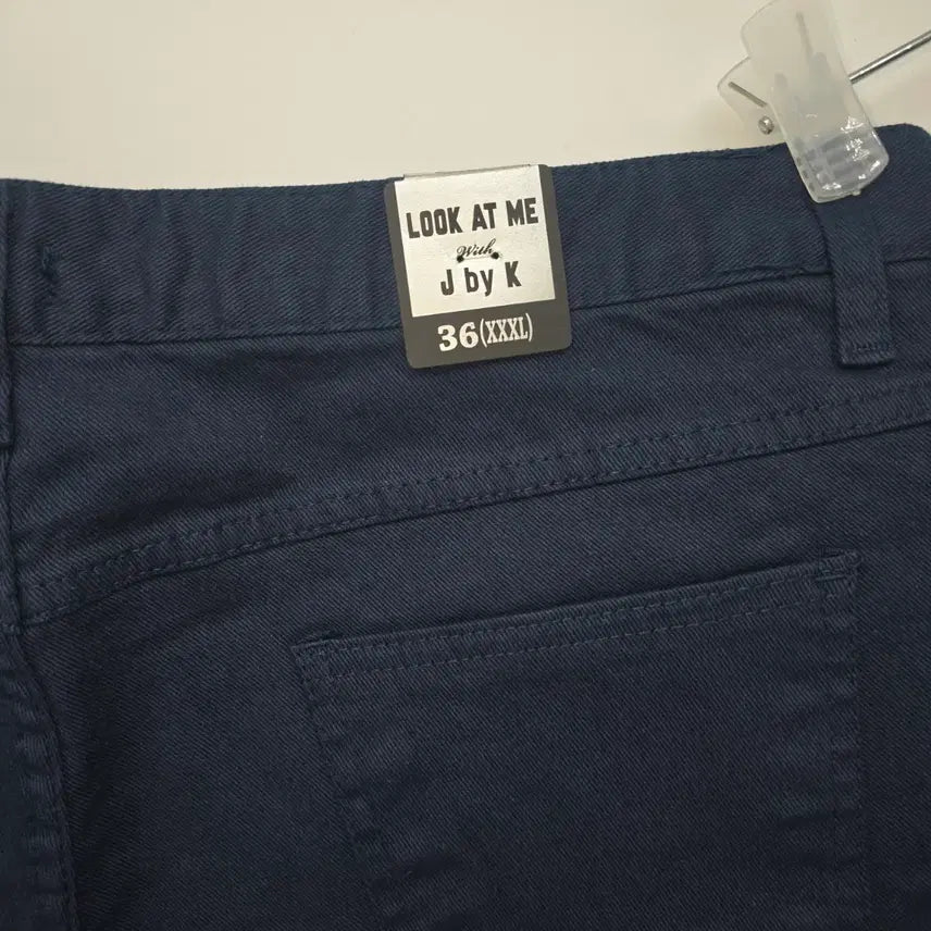[BUNJANG] LookAtMe Denim Shorts Navy 36" (New) / 여성 빅사이즈  데님 반바지 네이비 36"  (새상품)