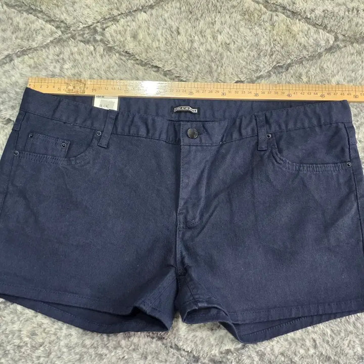 [BUNJANG] LookAtMe Denim Shorts Navy 36" (New) / 여성 빅사이즈  데님 반바지 네이비 36"  (새상품)