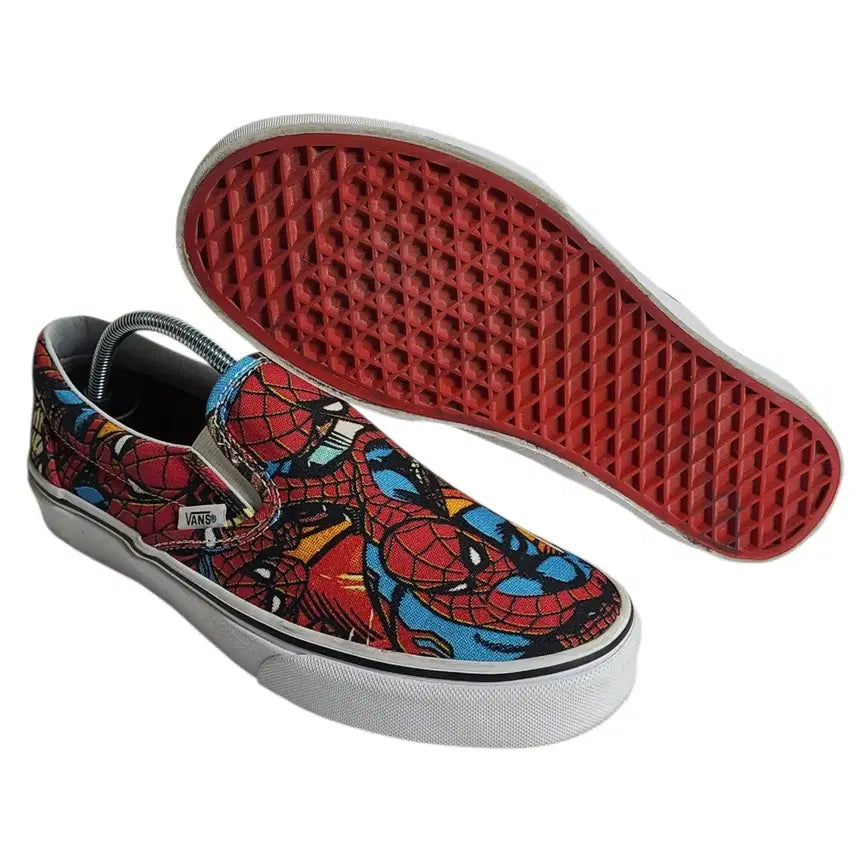 [BUNJANG] Vans x Marvel Spider-Man Slip-On Sneakers / 255) 2018SS Vans 반스 x 마블 스파이더맨 슬립온