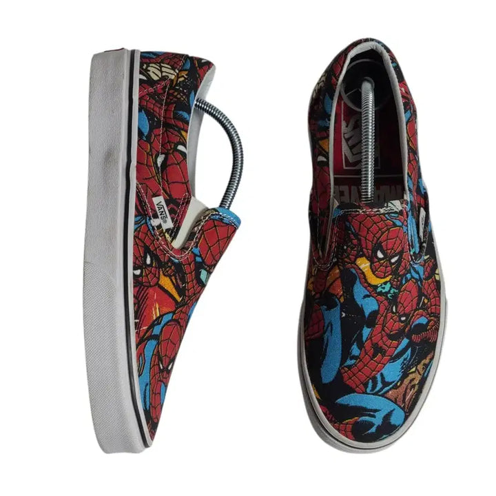 [BUNJANG] Vans x Marvel Spider-Man Slip-On Sneakers / 255) 2018SS Vans 반스 x 마블 스파이더맨 슬립온