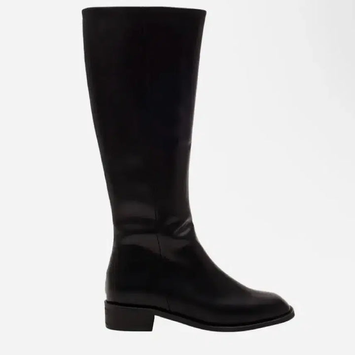 [BUNJANG] Taktroyme Precious01 Basic Flat Long Boots / [새상품] 타크트로이메 Precious01 베이직 플랫 롱 부츠(블랙,