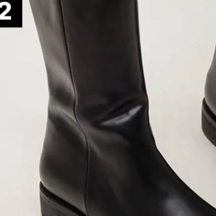 [BUNJANG] Taktroyme Precious01 Basic Flat Long Boots / [새상품] 타크트로이메 Precious01 베이직 플랫 롱 부츠(블랙,