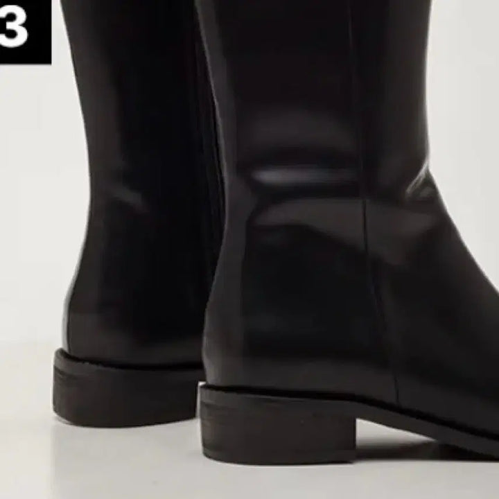 [BUNJANG] Taktroyme Precious01 Basic Flat Long Boots / [새상품] 타크트로이메 Precious01 베이직 플랫 롱 부츠(블랙,