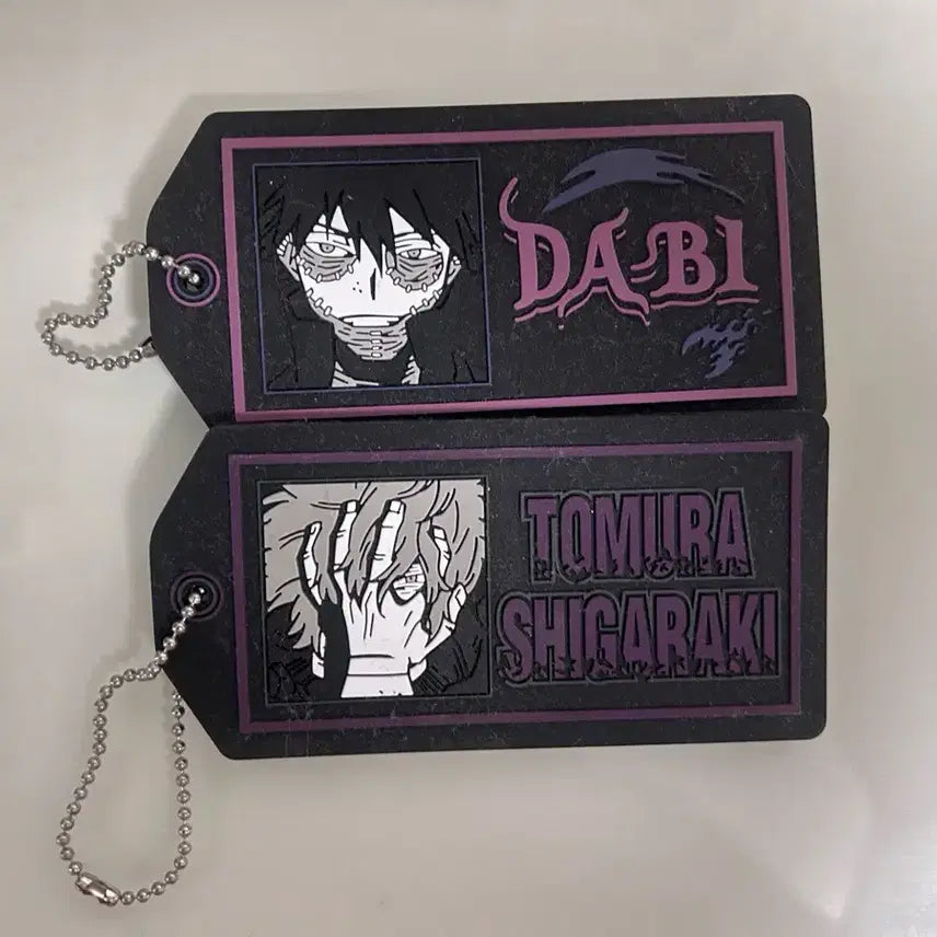 [BUNJANG] My Hero Academia Dabi/Shigaraki Keyring / 나히아 다비/시가라키 키링
