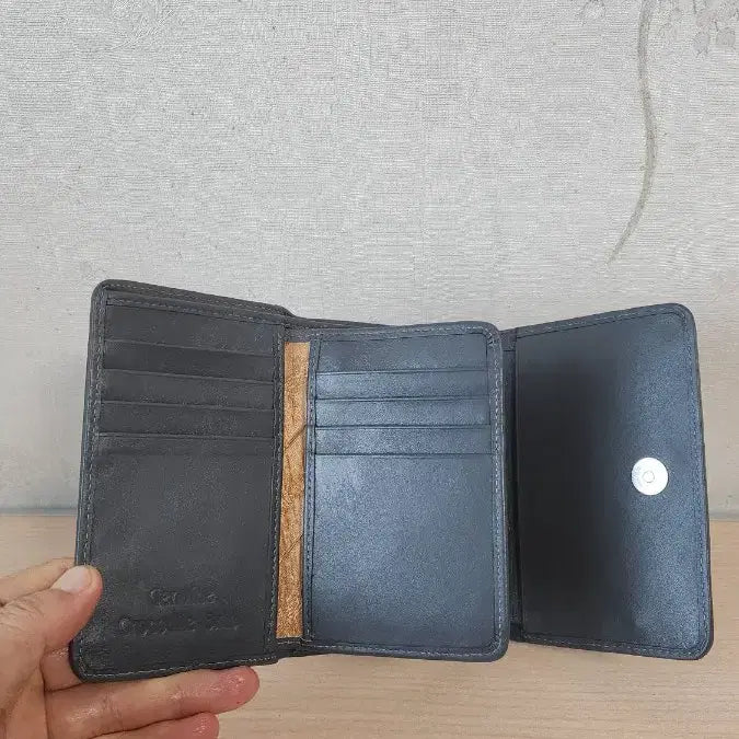 [BUNJANG] Real Crocodile Leather Bi-fold Wallet / 리얼 크로커다일 가죽 반지갑
