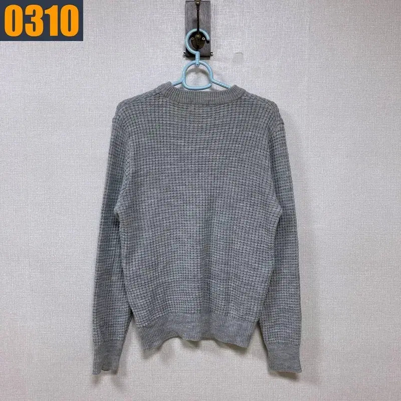 [BUNJANG] LACOSTE Waffle Knit T-shirt / LACOSTE 라코스테 라운드 와플 니트 티셔츠