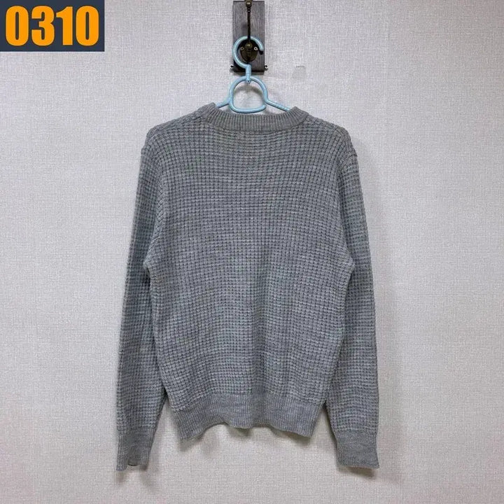 [BUNJANG] LACOSTE Waffle Knit T-shirt / LACOSTE 라코스테 라운드 와플 니트 티셔츠