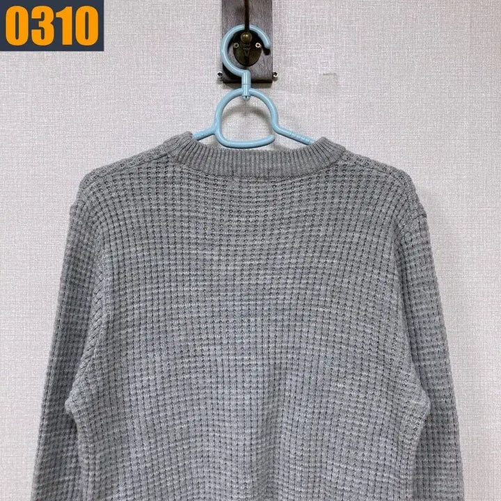 [BUNJANG] LACOSTE Waffle Knit T-shirt / LACOSTE 라코스테 라운드 와플 니트 티셔츠