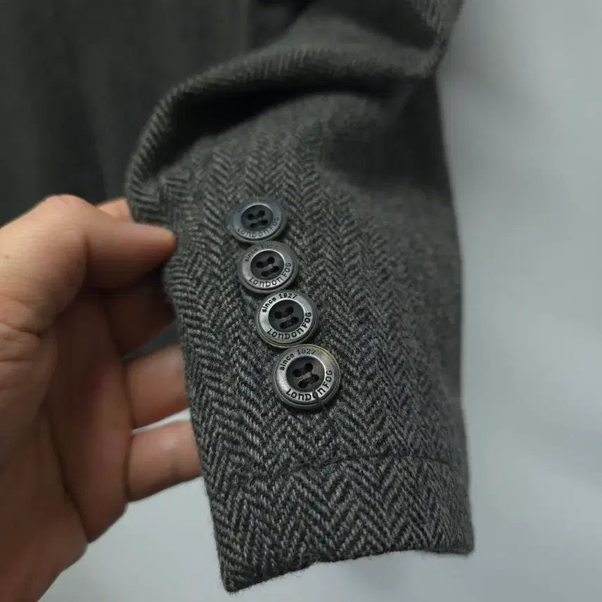 [BUNJANG] London Fog Herringbone Wool Blazer / 런던포그 헤링본 울 블레이져 (100~105 )