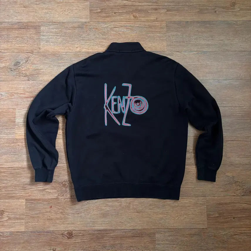 [BUNJANG] KENZO Golf Black Zip-up Sweatshirt Women&
