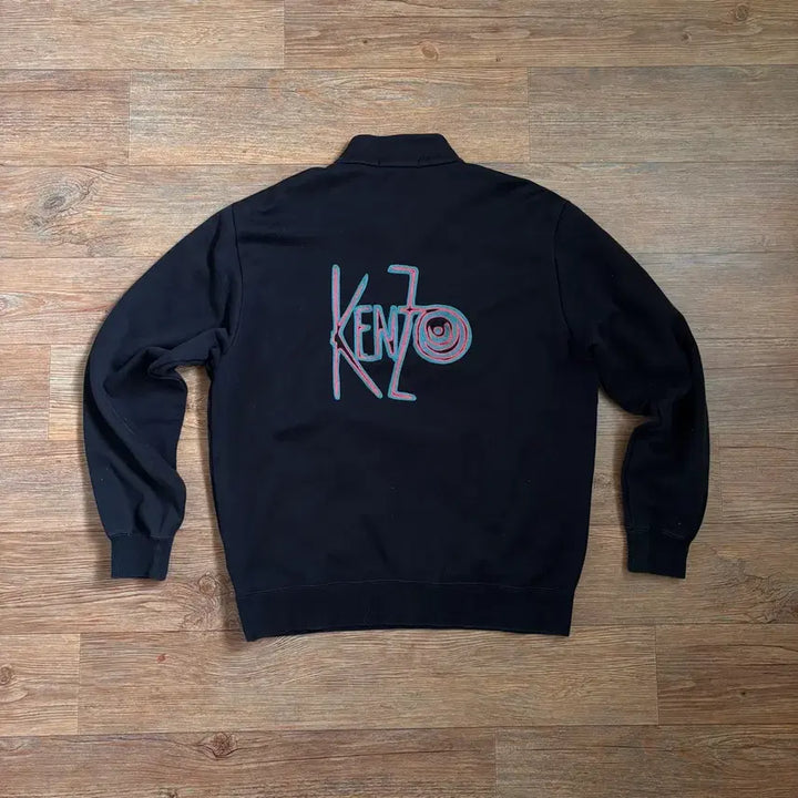 [BUNJANG] KENZO Golf Black Zip-up Sweatshirt Women&