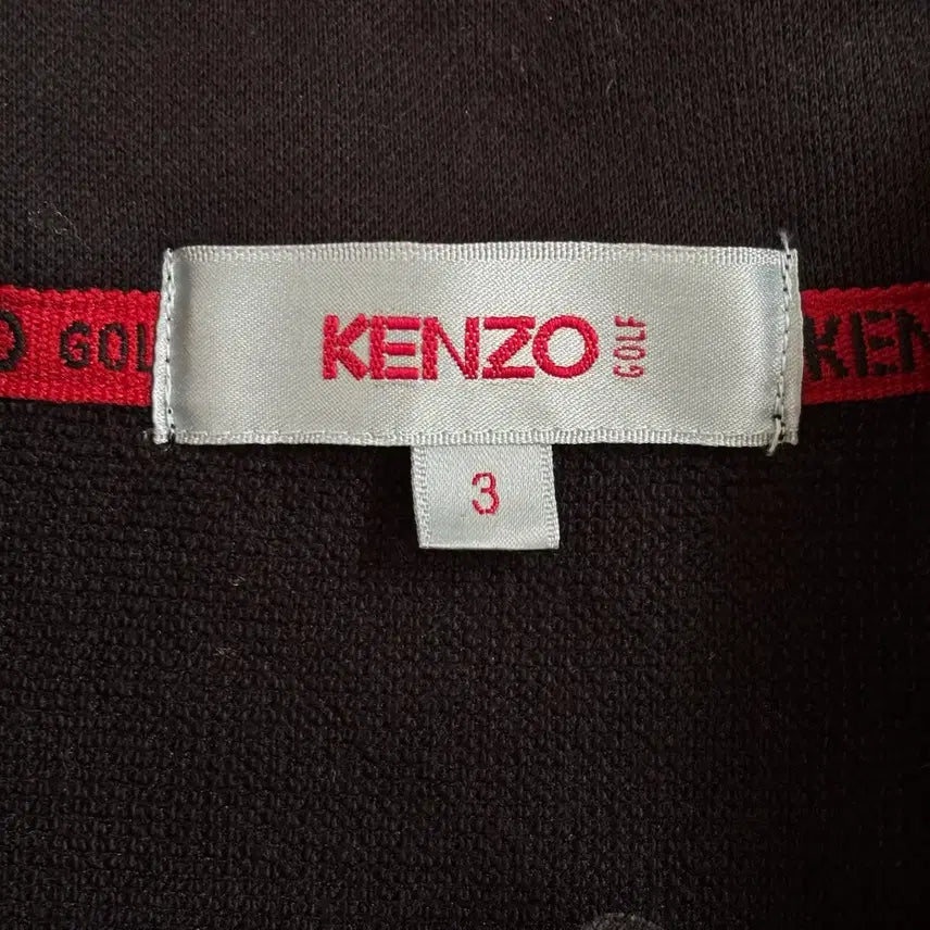 [BUNJANG] KENZO Golf Black Zip-up Sweatshirt Women&