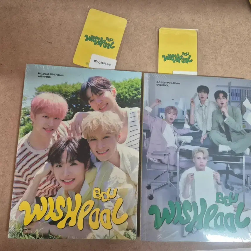 [BUNJANG] BDU Wishpool 1st Album + Photocard / BDU Wishpool 위시풀 1st 앨범세트 + 포토카드
