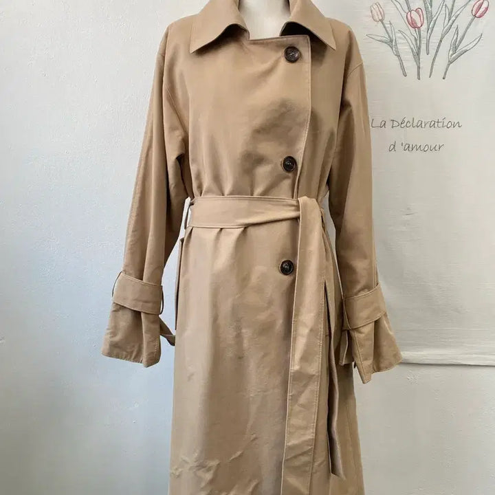 [BUNJANG] System Long Trench Coat / 시스템 롱 트렌치 코트