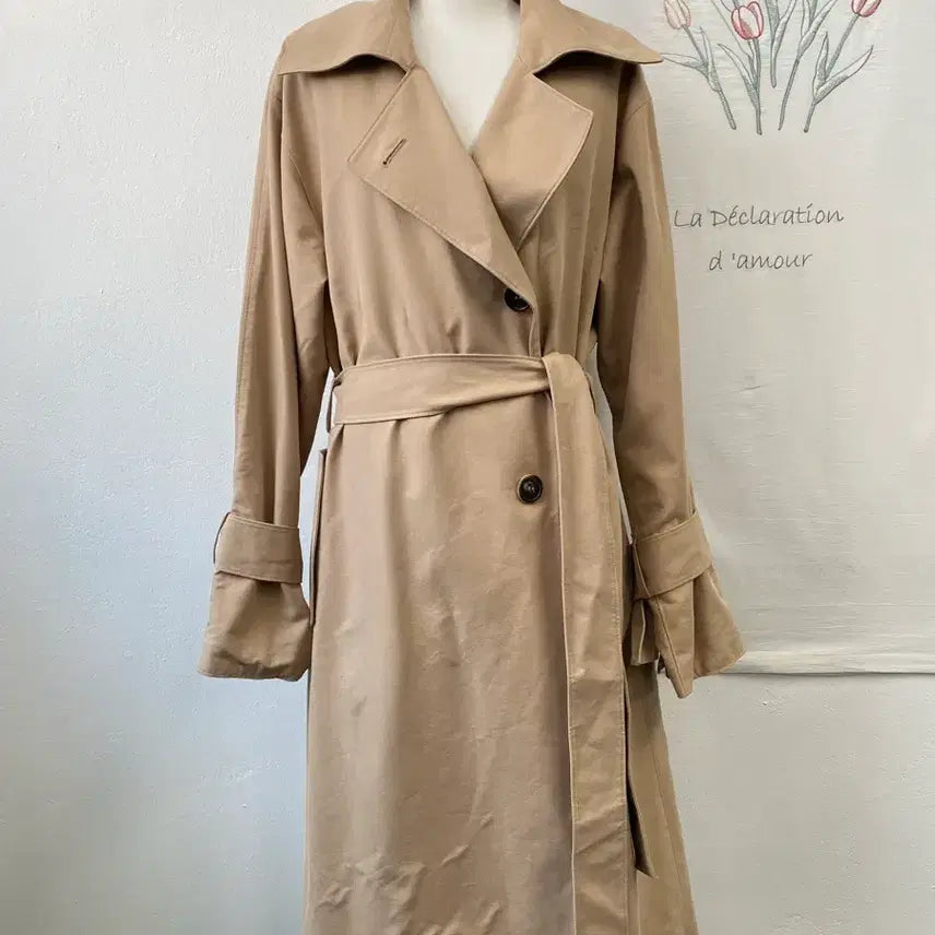 [BUNJANG] System Long Trench Coat / 시스템 롱 트렌치 코트