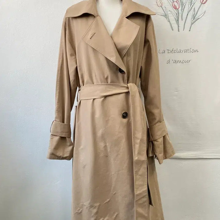 [BUNJANG] System Long Trench Coat / 시스템 롱 트렌치 코트